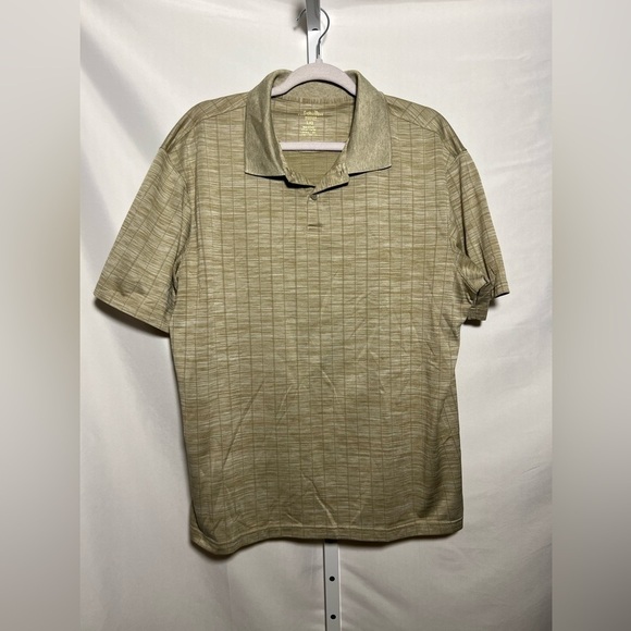 Cool 18 Performance Haggar Clothing Men’s Neutral Pattern Polo Top - Picture 2 of 5